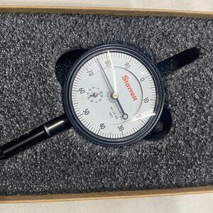 Starrett 25-244 Dial Indicator 0-.100" Range 0-40 Dial